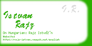 istvan rajz business card